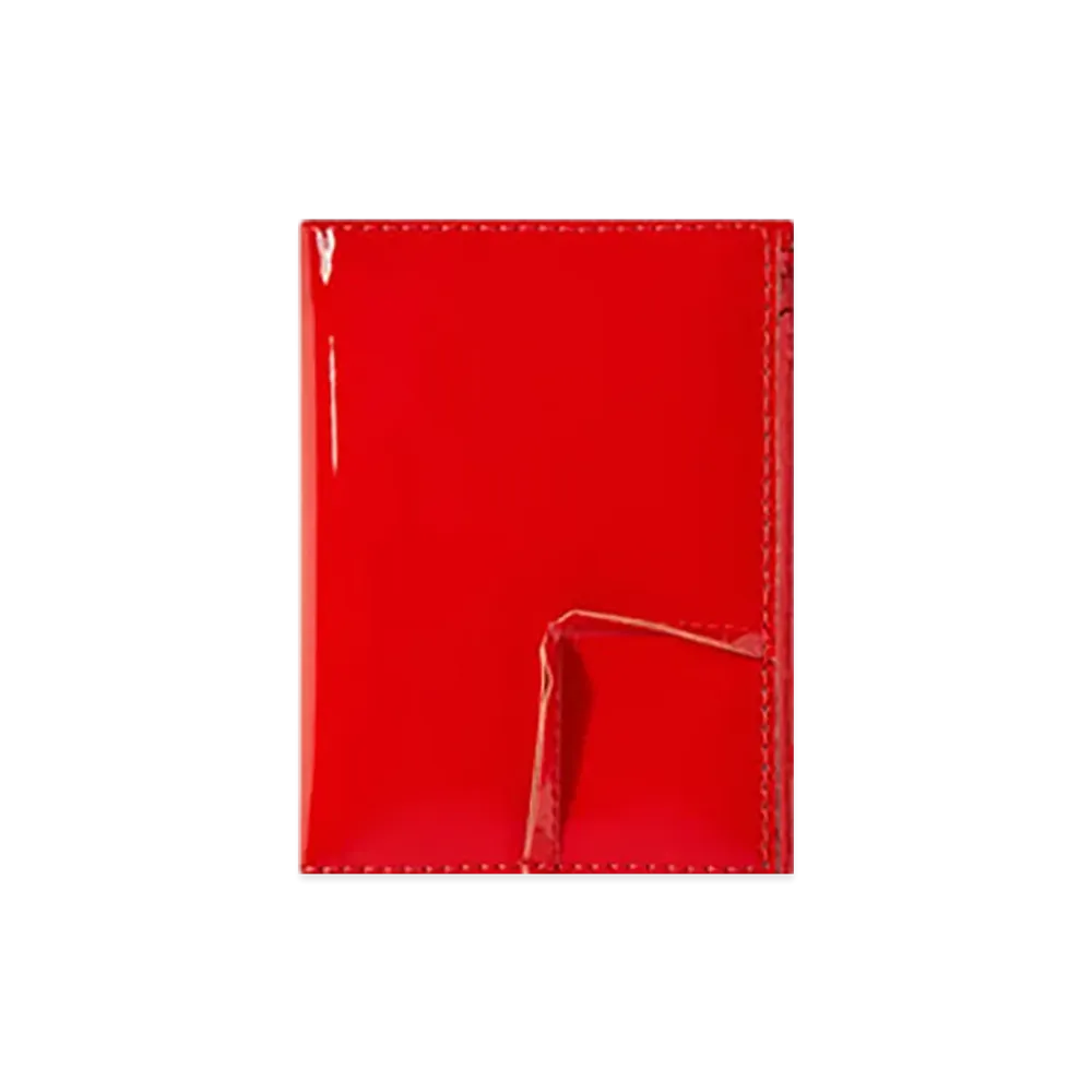 COMME des GARCONS Wallet Reversed Hem "Red"