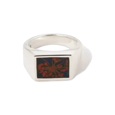 BEAMS x XOLO JEWELRY Exclusive Signet Ring "Orange"