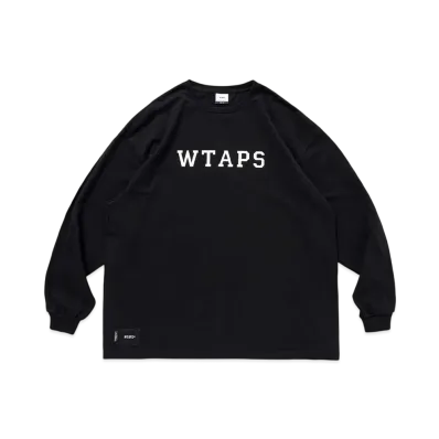 WTAPS College / LS / Cotton "Black"