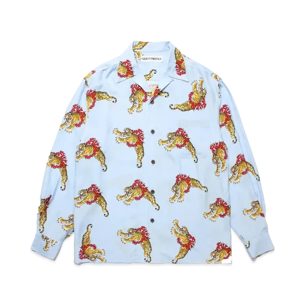 WACKO MARIA Tim Lehi / Hawaiian Shirt "Blue"