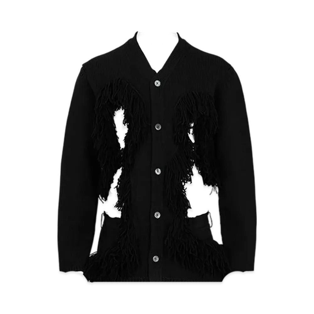 COMME des GARCONS HOMME PLUS Hole Cardigan "Black"