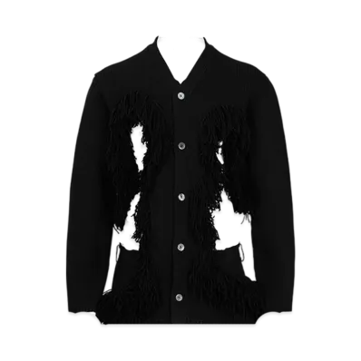 COMME des GARCONS HOMME PLUS Hole Cardigan "Black"