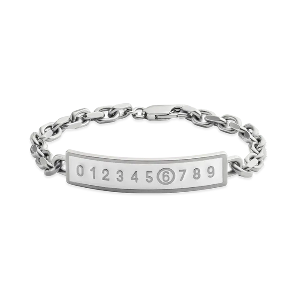 MM6 Maison Margiela Numeric Bracelet "Silver"