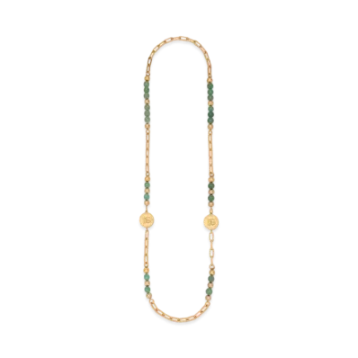 Dolce&Gabbana Sautoir Necklace With Coins and Spheres "Gold"