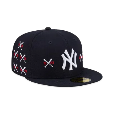 NEW ERA x Spike Lee Joint 59Fifty New York Yankees World Series Championships Mini Bats "Navy"