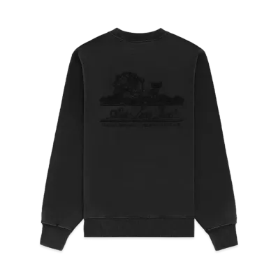 Aime Leon Dore Tonal Unisphere Crewneck Sweatshirt "Black"