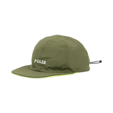 POLeR Reversible Fleece Cap "GreenYellow"