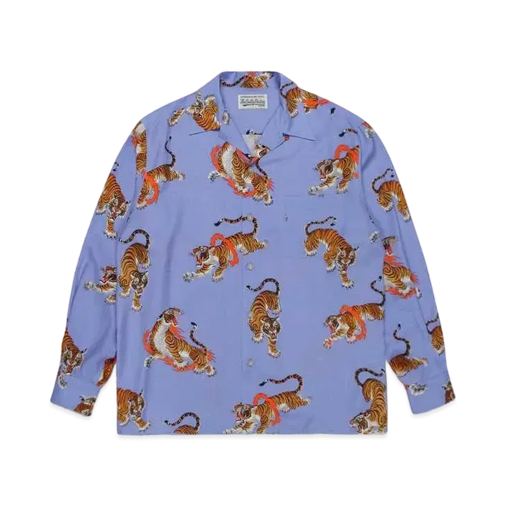 WACKO MARIA TIM LEHI / Hawaiian Shirt "Purple"