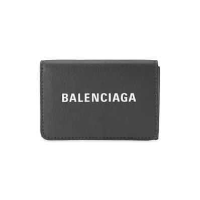 BALENCIAGA Everyday Mini Wallet "Gris Fossile"