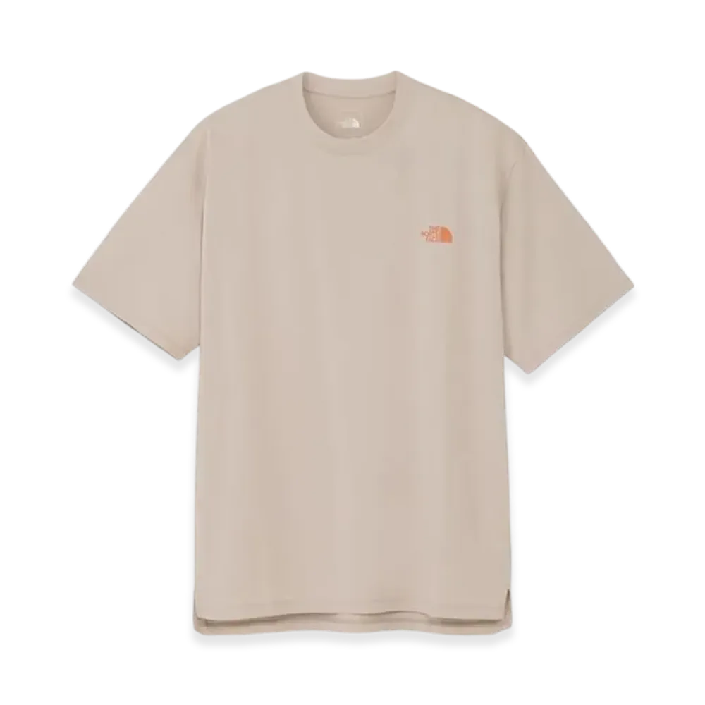 The North Face Short Sleeve Free Run Flash Dry Crew "Fossil Ivory"