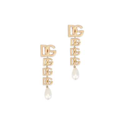 Dolce&Gabbana Clip Earrings DG Logo "Gold"