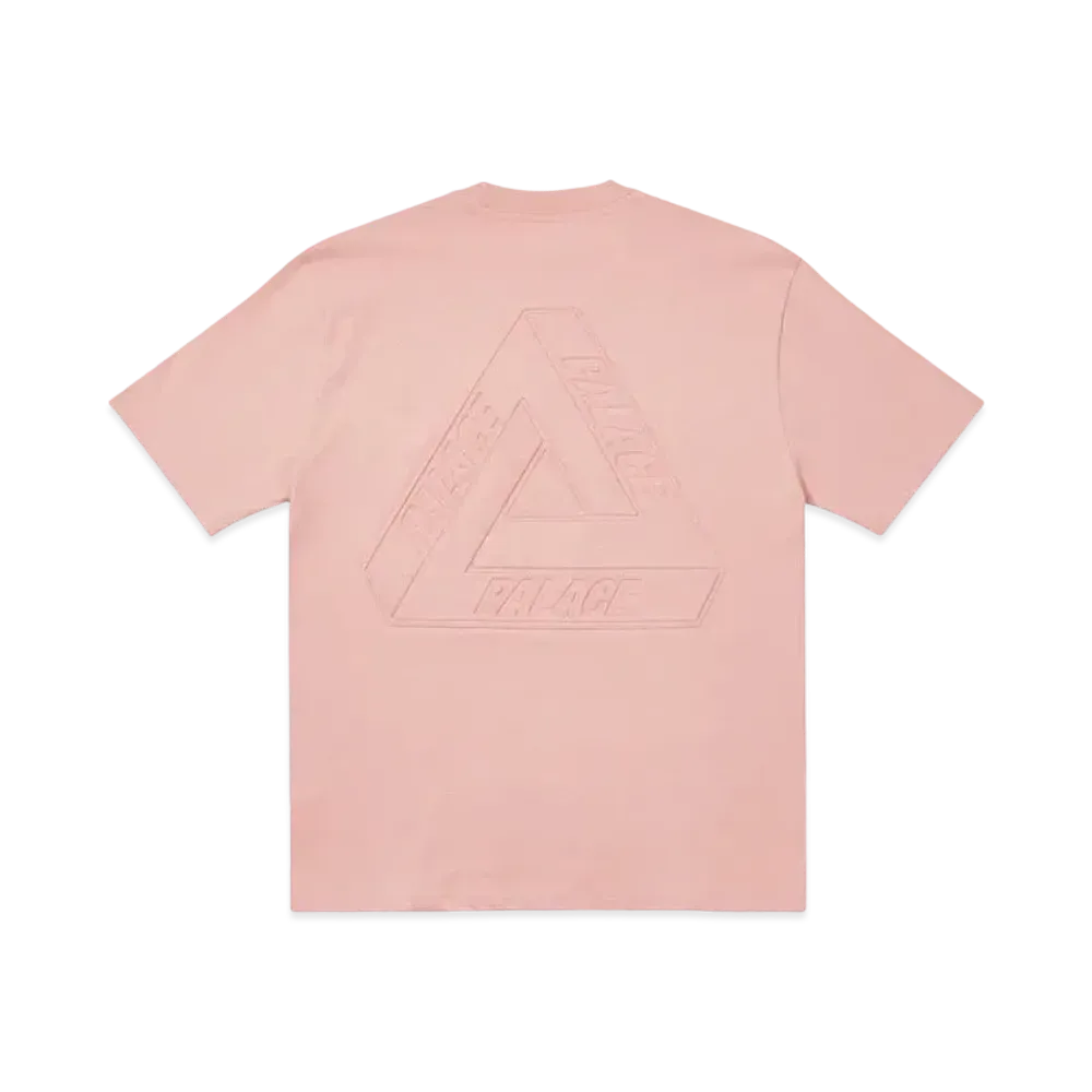 PALACE TRI-FERG EMBOSSED T-SHIRT "Pink"