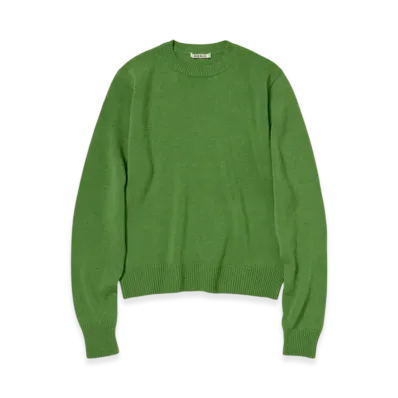 AURALEE Light Cashmere Knit P/O "Green"