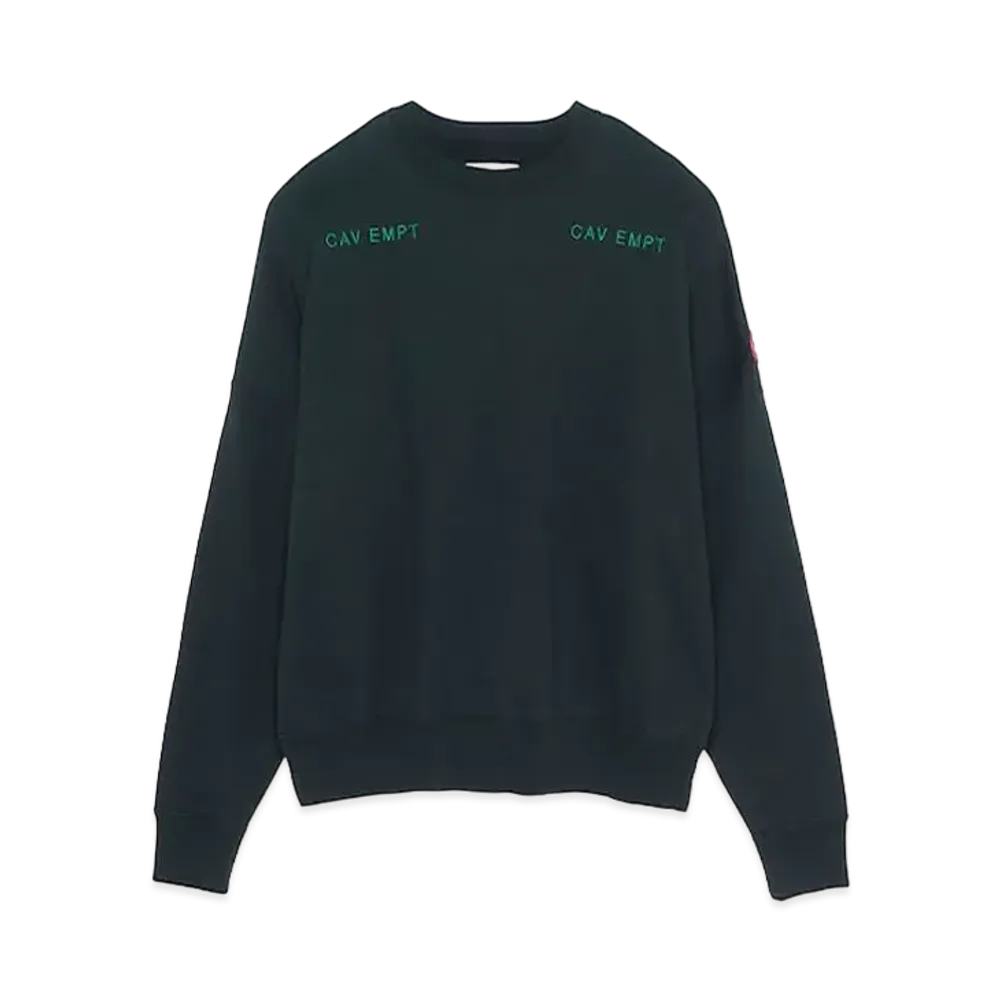 Cav Empt (C.E) WORLD'S PROCESSES CREW NECK "Black"
