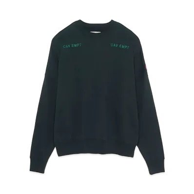 Cav Empt (C.E) WORLD'S PROCESSES CREW NECK "Black"
