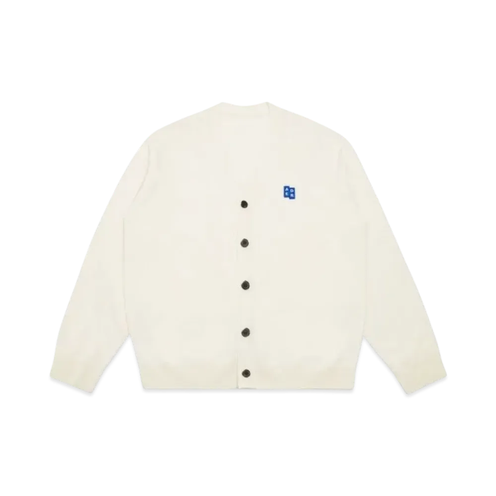 ADERERROR Tag Cardigan 01 "White"