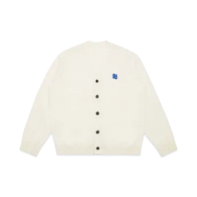 ADERERROR Tag Cardigan 01 "White"