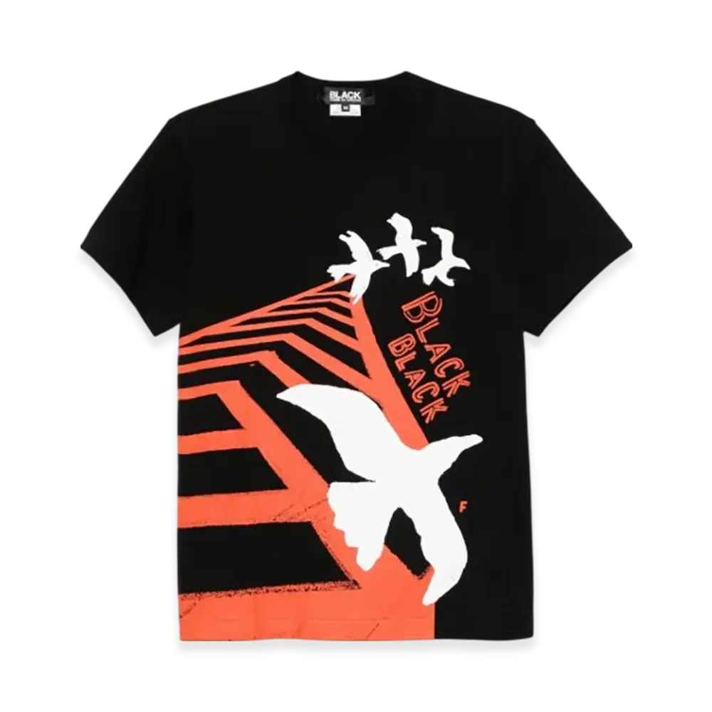 BLACK COMME des GARCONS Print Tee "Black"