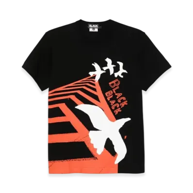 BLACK COMME des GARCONS Print Tee "Black"