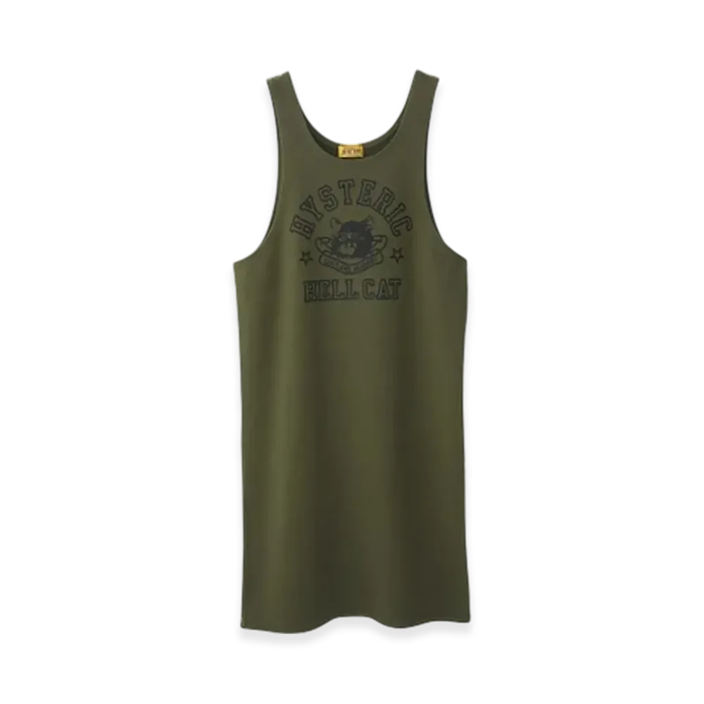 HYSTERIC GLAMOUR Hell Cat Dress "Khaki"