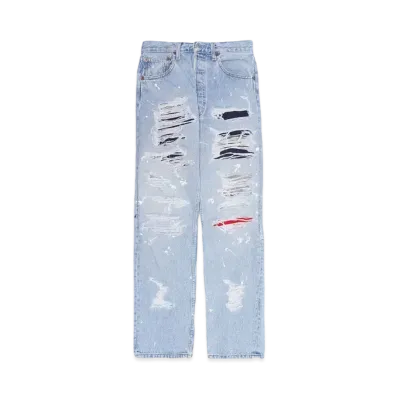HYPE DROP x INNOCENCE NYC EXCLUSIVE DESTROY DENIM PANTS 30inch "Indigo"