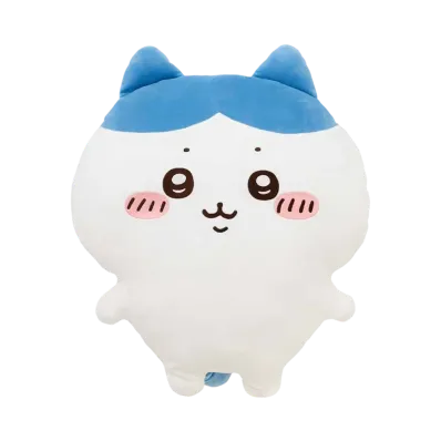Gray Parka Service -Chiikawa Mochifuwa Collection- A Prize BIG Mochifuwa Hug Cushion Hachiware