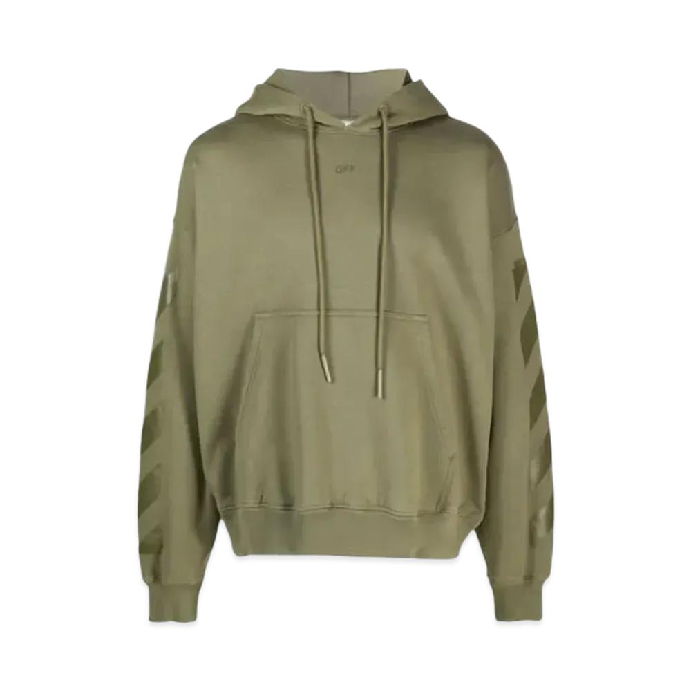 OFF-WHITE Rubber Arrow Over Hoodie "Olive"
