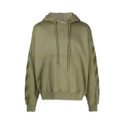 OFF-WHITE Rubber Arrow Over Hoodie "Olive"