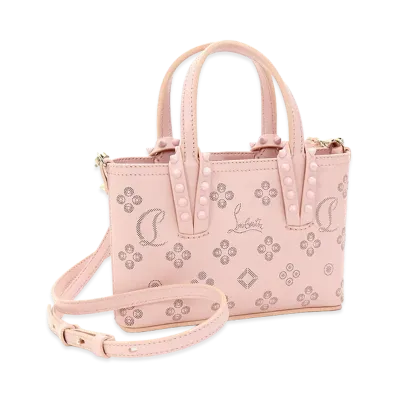 Christian Louboutin Women's Cabata Nano Tote Bag (with shoulder strap) "Rosy"