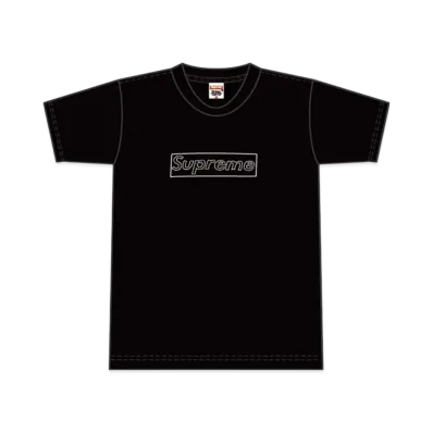Supreme 2002 Kaws Box Logo Tee "Black"