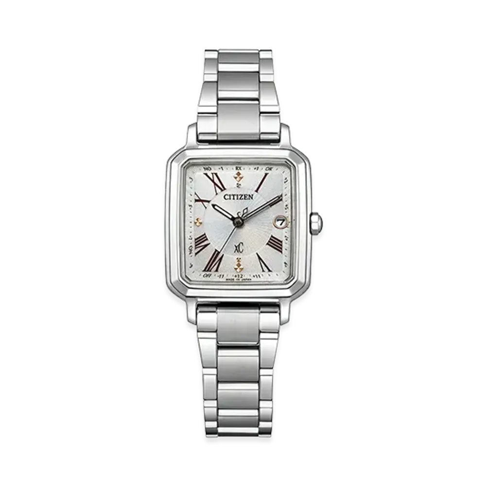 CITIZEN Women's XC Hikari Collection Eco-Drive with Interchangeable Strap 25mm "Silver/White"