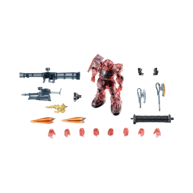 BANDAI "THE ROBOT SPIRITS" -Mobile Suit Gundam- <SIDE MS> MS-06S CHAR'S ZAKU ver. A.N.I.M.E. ~clear color~