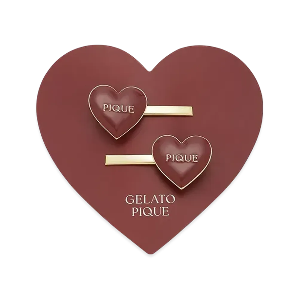 GELATO PIQUE Heart Hairpin Set "Red"