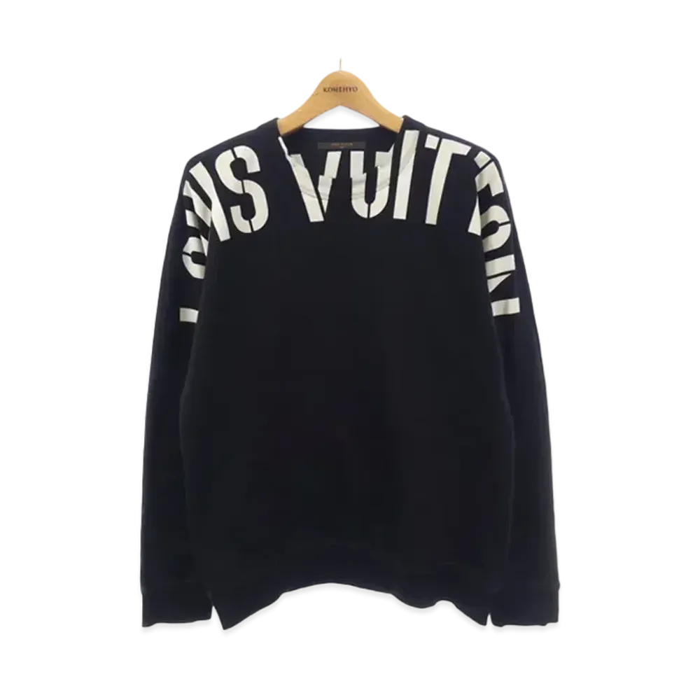 Louis Vuitton x Fragment Design Logo Crew Neck Sweat Trainer "Noir"