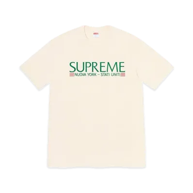Supreme Nuova York Tee "Natural"
