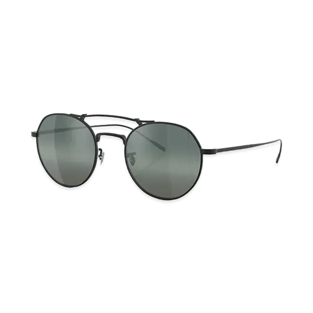 OLIVER PEOPLES Reymont "Matte Black/Steal Gradient Mirror"