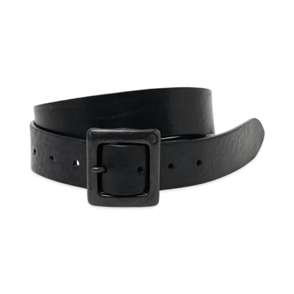 RATS Leather Belt "Black/Black"