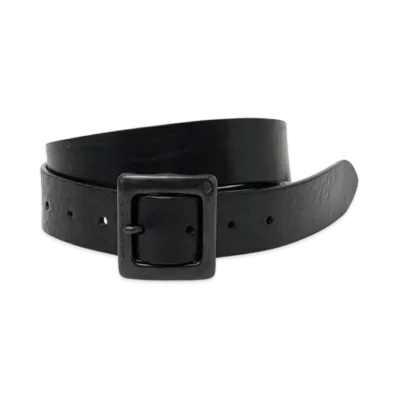 RATS Leather Belt "Black/Black"