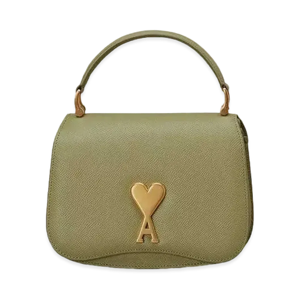 AMI PARIS Paris Paris Shoulder Bag Mini "Olive"
