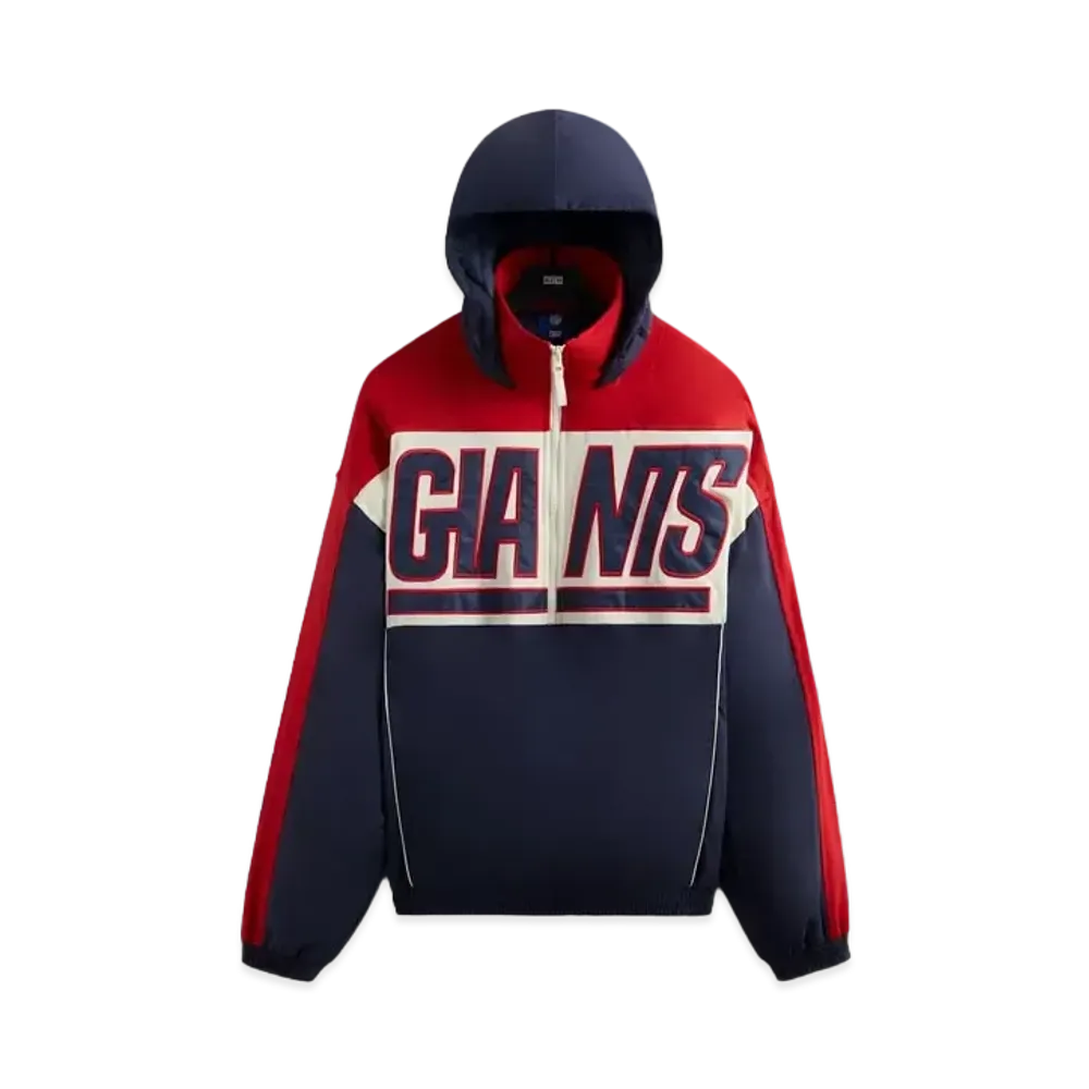 Kith x the NFL: Giants Quarter Zip Anorak With Hood "Nocturnal"