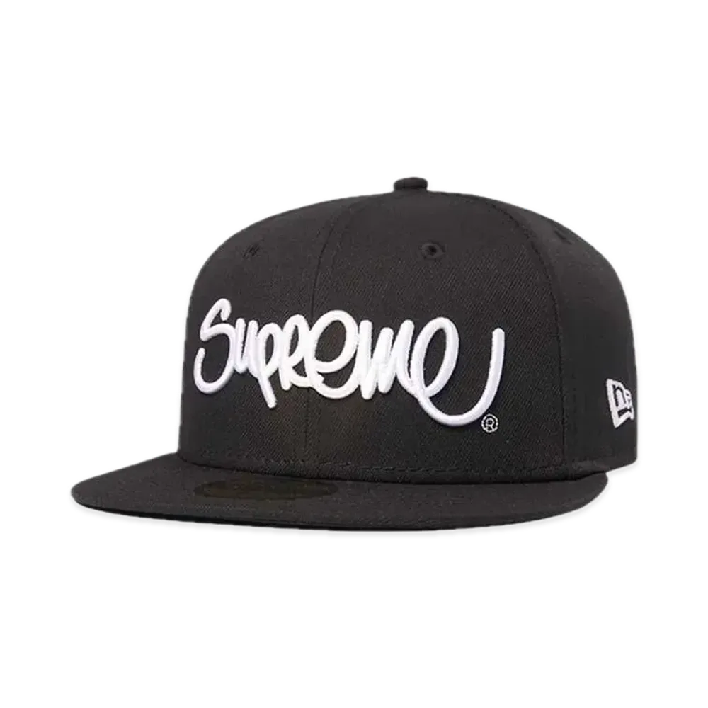 Supreme Handstyle New Era "Black"