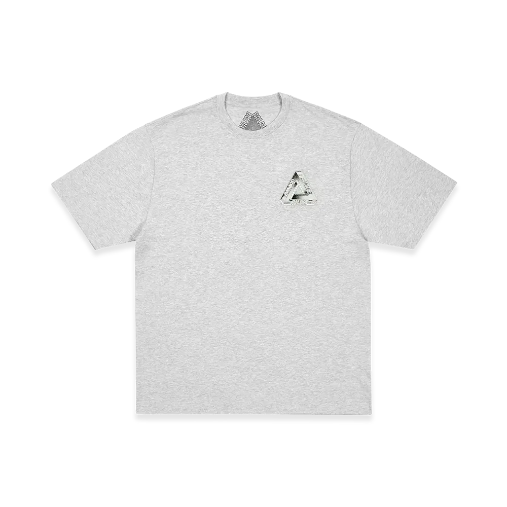 PALACE Tri Girders T Shirt "Grey Marl"