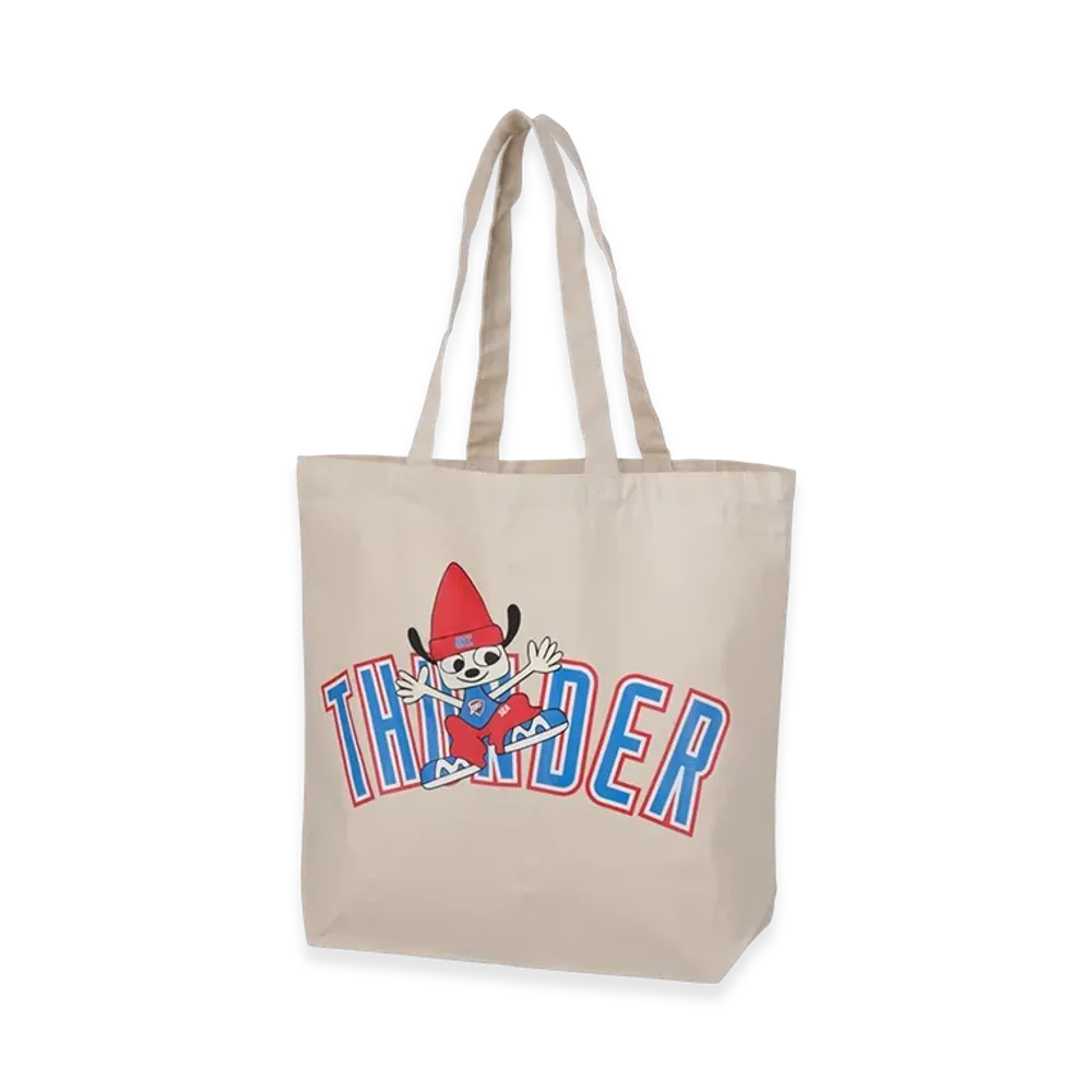 WIND AND SEA x Parappa The Rapper x Thunder Tote Bag "Natural"