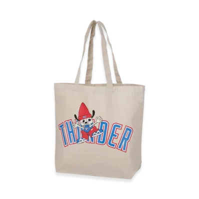 WIND AND SEA x Parappa The Rapper x Thunder Tote Bag "Natural"