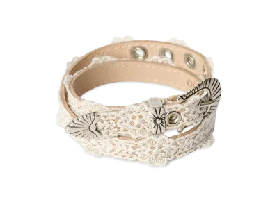 OUR LEGACY Women's Cowboy Wrap Around "Off White Floral Lace"