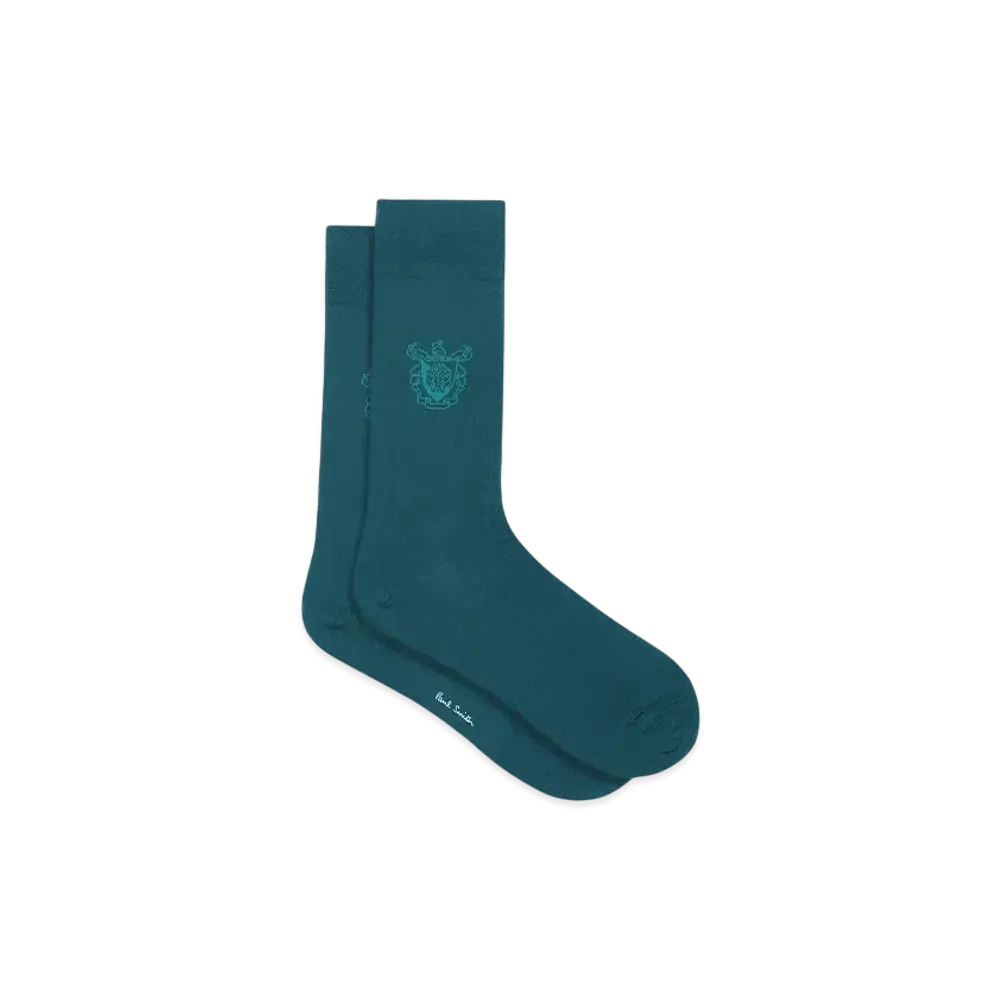 Paul Smith Crest One Point Socks "Green"