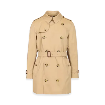 Burberry "The Kensington" Short Trench "Beige"
