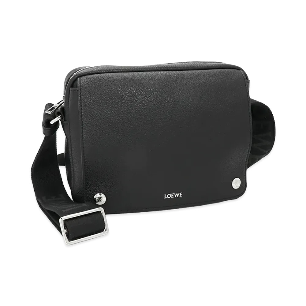 LOEWE Pebble Medium Shoulder Bag "Black"