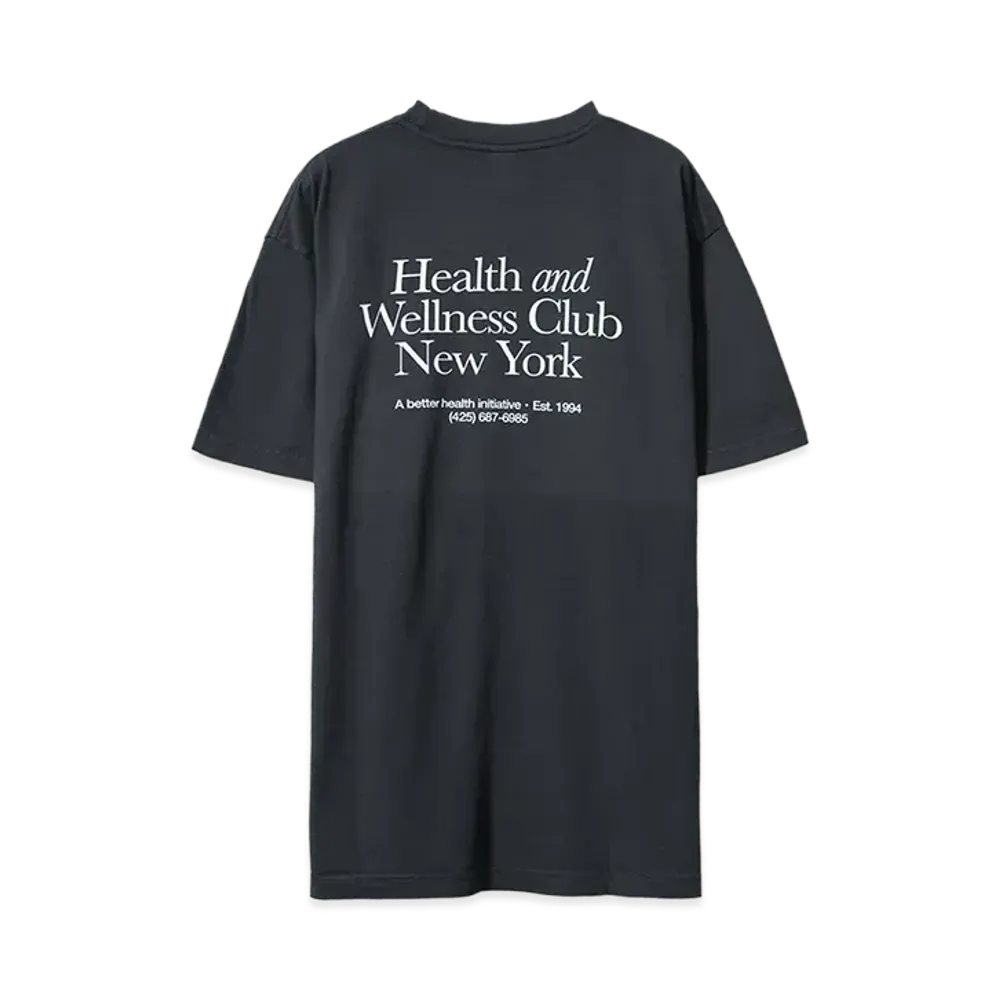 Sporty&Rich HWCNY T-Shirt "FADED BLACK"