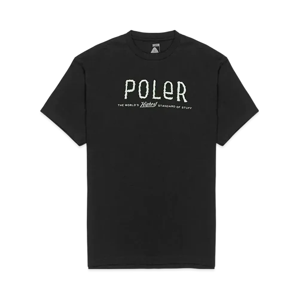 POLeR Fully Front SS Tee "Black"